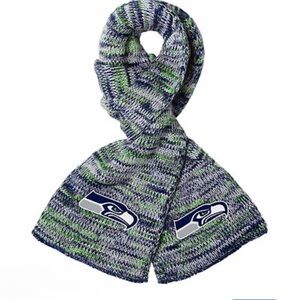 SEATTLE SEAHAWKS SCARF Football NFL Scarf Green Blue OS Unisex 12’s Fans EUC